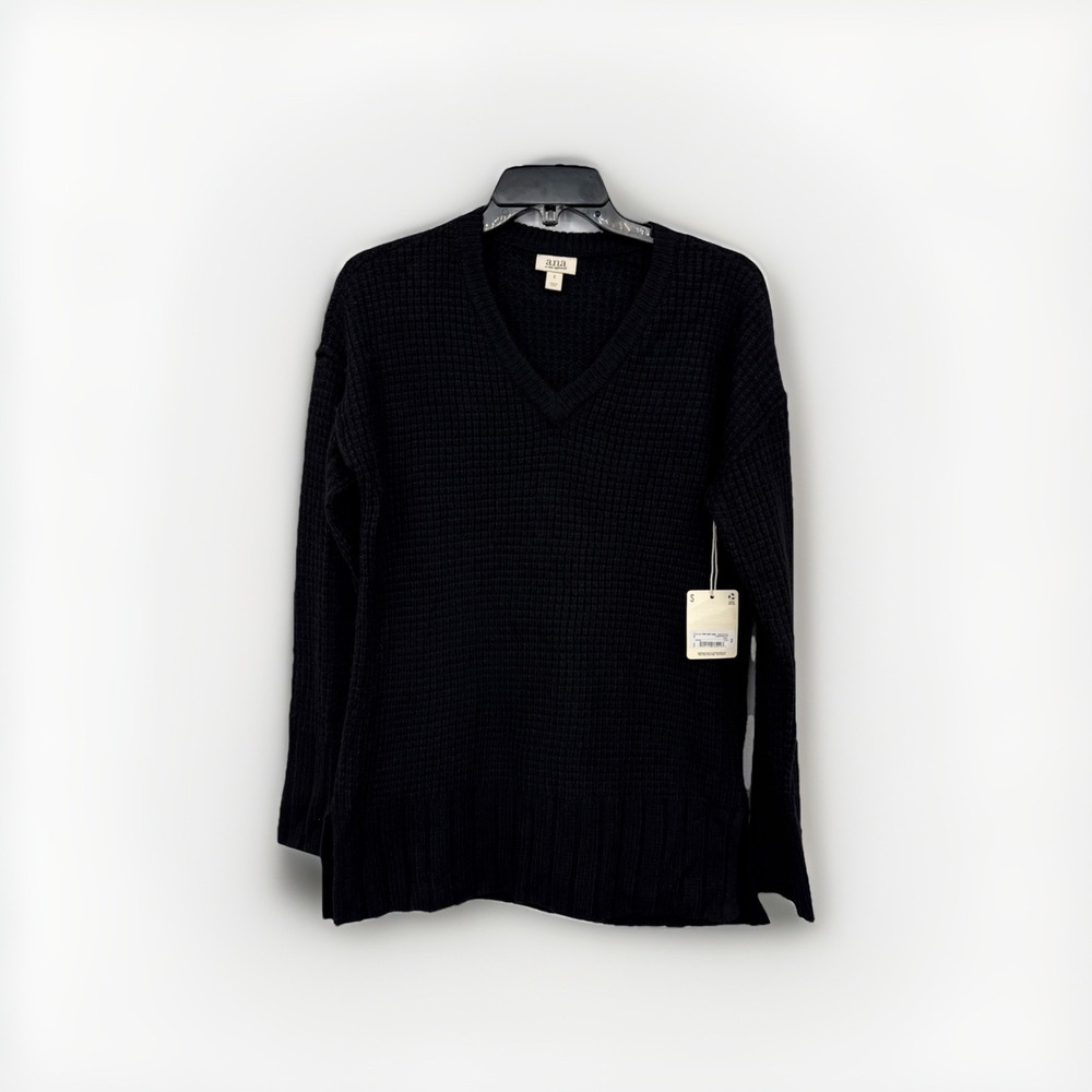 New With Tags‎ JC Penny ANA Black Birch Sweater Small Tunic Style